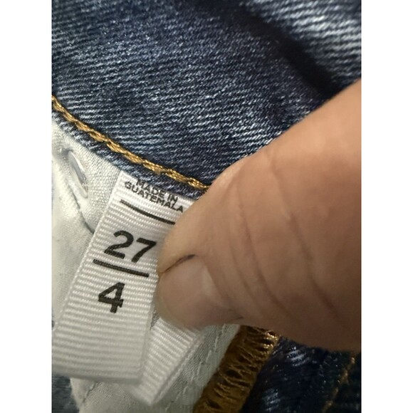 LOFT The Curvy Skinny High Waist Med Blue Denim Jeans Womens Size 27/4 Classic - Picture 4 of 6